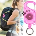 thumbnail image 6 of Heavy Duty Retractable Badge Reel - Thickened Retractable Carabiner Keychain with 47" Retractable Cord, Anti-Lost ID Holder for Secure Access Control, Ideal for Outdoor Hiking, 1Pc(Orange,4.6x1.8"), 6 of 7