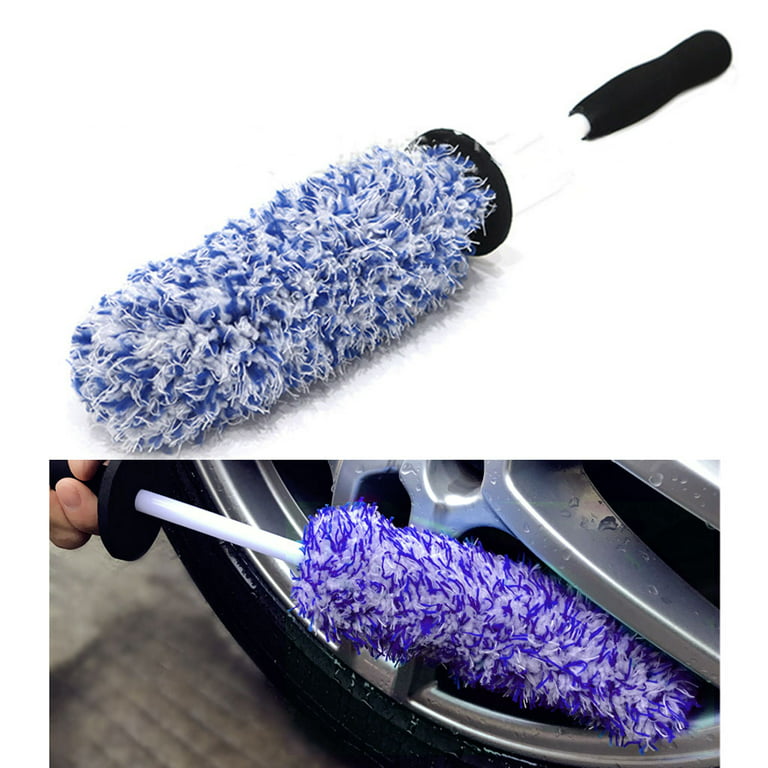 Wheel Brush, Microfiber Wheel Cleaner Brush For Wheel And Rim