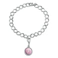 thumbnail image 2 of I Ruff Love You Dog Funny Humor Silver Plated Bracelet with Antiqued Charm, 2 of 5