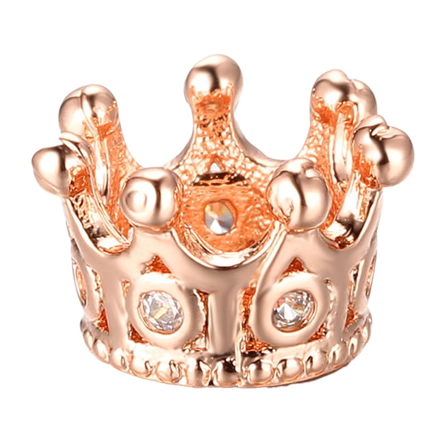 Sonducket Cuentas de para hacer pulseras, espaciadores de agujeros grandes a la moda, Micro Zirconia cúbica, hueca, Kit de abalorios para Ropa, zapatos y accesorios Miscelánea Tipo 3 Sonducket AP009693-03