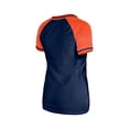 thumbnail image 4 of Women's New Era  Navy Detroit Tigers Gameday V-Neck T-Shirt, 4 of 4