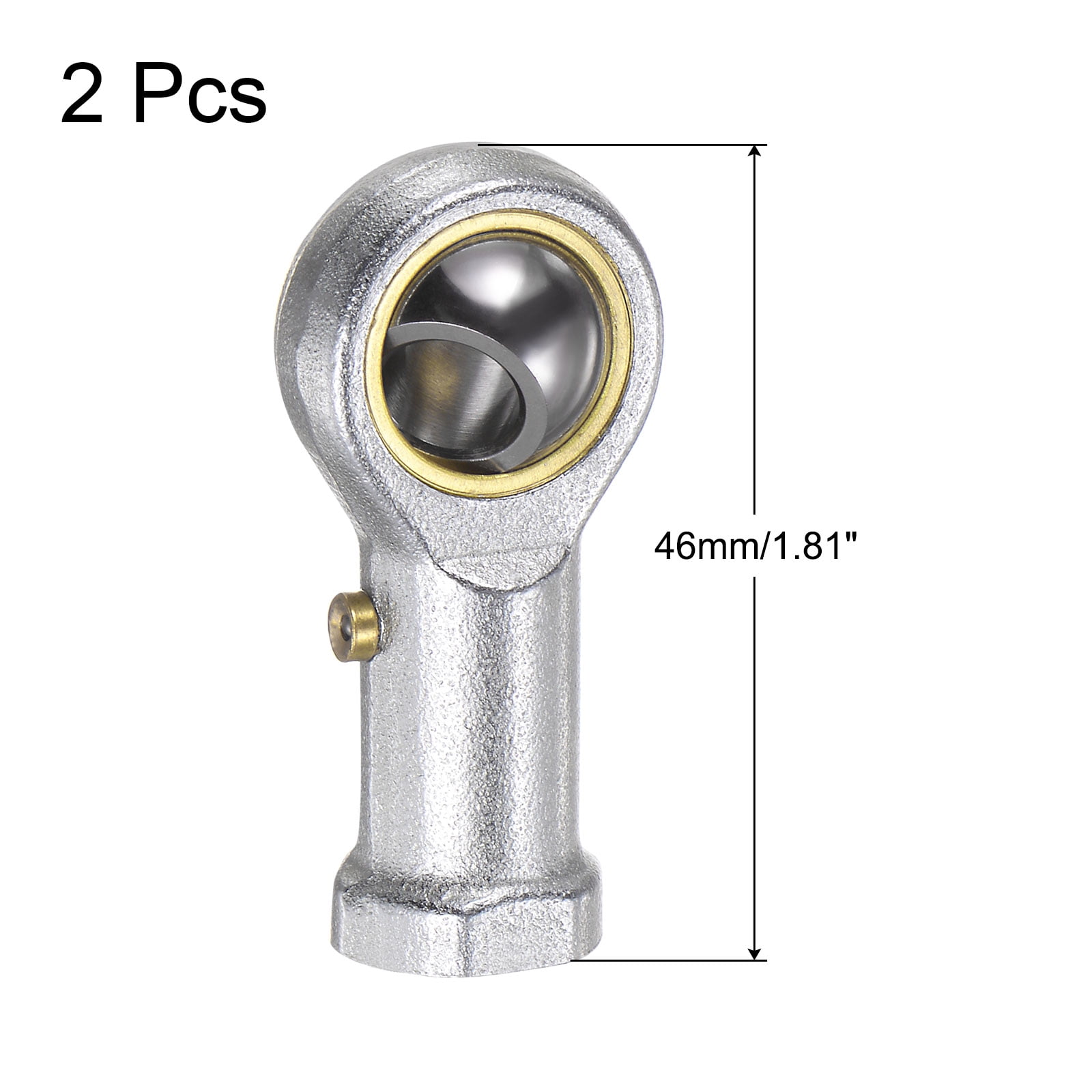 Unique Bargains Female Rod End Bore and Right Hand Thread with Jam Nut 46.02mm
