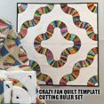 thumbnail image 2 of BUYISI High Quality Cutting Quilting Cutting Template Ruler 6/8/10 Inches Acrylic 6Inch, 2 of 5