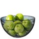 thumbnail image 1 of Soporte para verduras, bandeja para servir y cesta para pan en un elegante frutero de metal negro para encimera de cocina y almacenamiento, 1 of 7