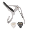 thumbnail image 1 of Electric Guitar Capo, Pretty Design Instrument Accessory Bass Capo Alloy  For Playing Silver, 1 of 8