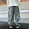 thumbnail image 6 of Boys Sweatpants Boys Jogger Pants with Pockets Adjustable Drawstring Pants Grey Sweatpants Boys Size 10-11 Years Sweatpants, 6 of 9