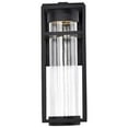 thumbnail image 2 of Nuvo Lighting Ledges 6W LED Medium Wall Lantern Matte Black with Clear Seeded Glass, 2 of 7