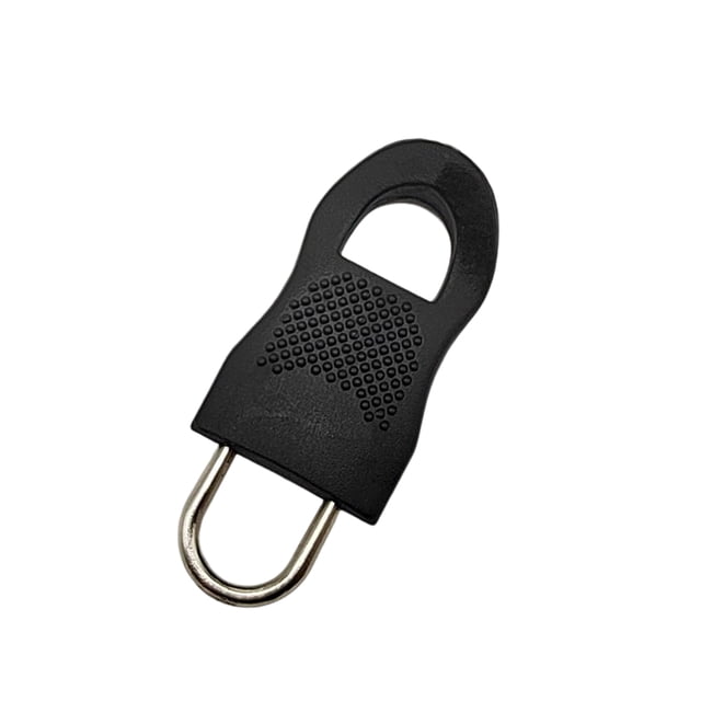 Tirador de cremallera Cremalleras removibles Hebilla de tirador Fijador de cremallera fácil de combinar Chaquetas Mochilas Botas Pantalones Almacenamiento y organización del hogar Negro Pequeño Billuyoard HA080215-02