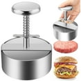 thumbnail image 1 of Burger Press, Stainless Steel Adjustable Burger Patty Maker, Non-Stick Patty Mak, 1 of 5