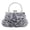 Silver, variant on Womens Clutch Purse,3D Rose Flower Satin Elegant Mini Evening Handbag,for Women,for Wedding Party Prom Formal Use
