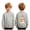 Grey, variant on Kakishop Kids Halloween Sweatshirt Boys Girls Funny Ghost Witch Print Fleece Pullover Tops Long Sleeve Crewneck Sweater Trendy Clothes, 11-12 Years