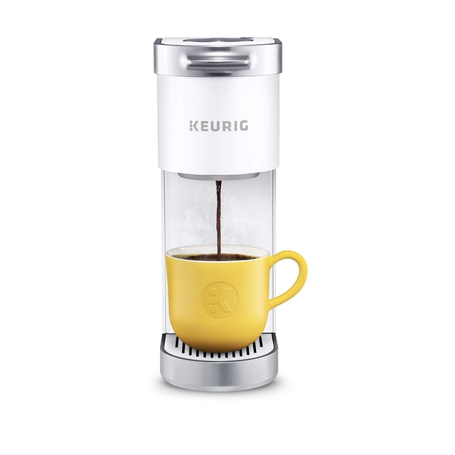 Keurig K-Mini Plus Cafetera de cápsulas K-Cup de una porción, color blanco mate Keurig NA