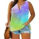 thumbnail image 2 of Blusa de chaleco sin mangas con cuello en V y estampado de tallas grandes suelta informal con estilo para mujer OAVQHLG3B Store lin121212, 2 of 5