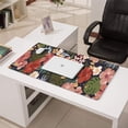 thumbnail image 3 of Long Mouse Pads for Desk,Pioneer Flower Floral Print Pattern Desk Mats on Top Of Desks, Desk Mouse Pad Extra Large with 3mm Non-Slip Base and Stitched Edge for Gaming,Office,Work,Home 31.5"x15.7", 3 of 6