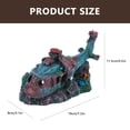 thumbnail image 2 of unbranded Escultura Decorativa De Derribado En Resina Para Acuario Con Y Duradero, 2 of 6