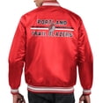 thumbnail image 2 of Men's Starter  Red Portland Trail Blazers Printed Team Name Satin Varsity Full-Snap Jacket, 2 of 2