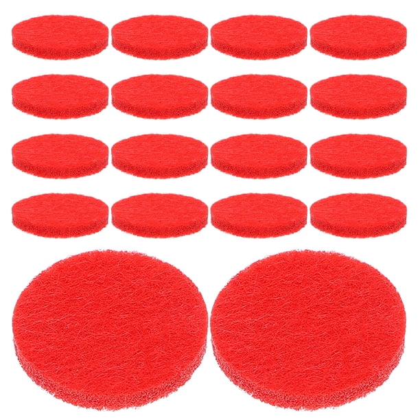 Almohadillas aromáticas para difusores de aceites esenciales, almohadillas reutilizables de algodón para aromaterapia, Mini almohadilla difusora redonda, estera difusora de algodón, 100 Uds.