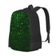 thumbnail image 1 of Balery Green Sparkling Mochila para hombre y mujer - Tela Oxford 600D resistente - Gran capacidad, resistente al agua, ideal para la escuela, viajes y senderismo, 1 of 6