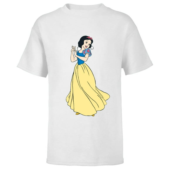 Disney Princess Snow White Classic T-Shirt - Short Sleeve T-Shirt for Kids - Customized-White