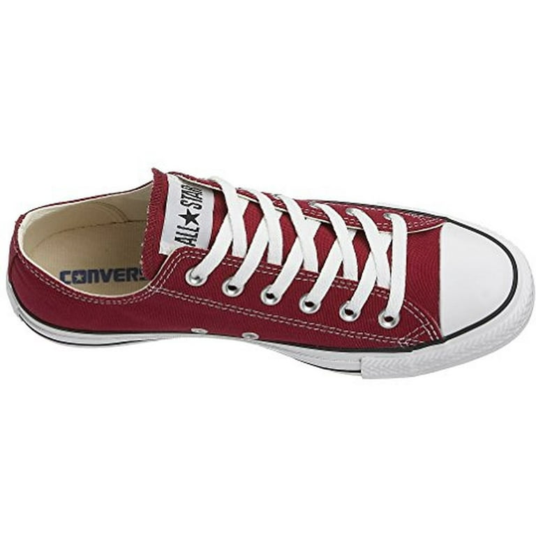 Converse M9691C-065 Unisex Chuck Taylor All Star Low Top Shoes, Maroon, 6.5  M US Men/ 8.5 M US Women - Walmart.com