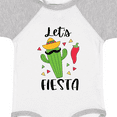 thumbnail image 4 of Inktastic Cinco De Mayo Let's Fiesta Cute Cactus with Sombrero Boys or Girls Baby Bodysuit, 4 of 5