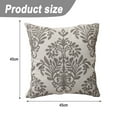 thumbnail image 2 of Gray Throw Pillow Cover 45*45cm, Decorative Embroidered Throw Pillow Case Cushion Covers 1 PiecePattern 2, 2 of 5