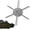 1pc, variant on Mower Blade Replacement Kit Revo6 2.0, 6 Line Solid Aluminum Trimmer Head, Vintage Heavy-Duty Weed Wacker Attachment, Universal Mulching & Cutting Tool for Garden Yard Lawn Maintenance (1pc)