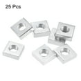 thumbnail image 2 of Unique Bargains Square Nuts, M6x11mmx4mm Zinc-Plated Metric Coarse Thread Assortment Kit, 25pcs, 2 of 5