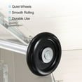 thumbnail image 3 of 10 Packs 1.8" Nylon Garage Door Rollers for 2" Track, 4.25" Stem Standard Rollers, Black, 3 of 6