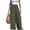 Army Green #012, variant on Wide Leg Pants Women Bow Tie Knot High Waisted Linen Pants Summer Casual Flowy Wide Leg Palazzo Pants Black L