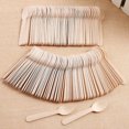 thumbnail image 4 of HEVIRGO 100Pcs Cuillère en Bois Lisse Jetable Bois Résistant à la Chaleur Cuillère à Crème Glacée à Usage Unique pour la Maison, S, Cuillère Seulement, 4 of 10