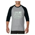 thumbnail image 1 of MmF - Mens Raglan Sleeve Baseball T-Shirts, up to Size 3XL - Welcome to Las Vegas Nevada, 1 of 4