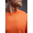thumbnail image 5 of Expert Brand USA-Made Men's Oxymesh™ Athletic Long Sleeve Shirt, Orange, 3XL, 5 of 6