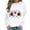 White, variant on Oalirro Christmas Sweatshirts for Women Long Sleeve Graphic Cute Womens Shirts Merry Christmas Wine Glass Print Pink Crew Neck Top, XS