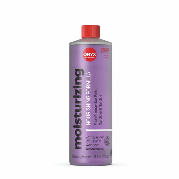 ONYX Professional Moisturizing Nail Polish Remover, Lavender