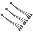 thumbnail image 1 of Cable adaptador de refrigerador, 3 piezas Cable divisor de ventilador de refrigeración de refrigeración de 3 puertos Cable de refrigeración Integración perfecta, 1 of 12
