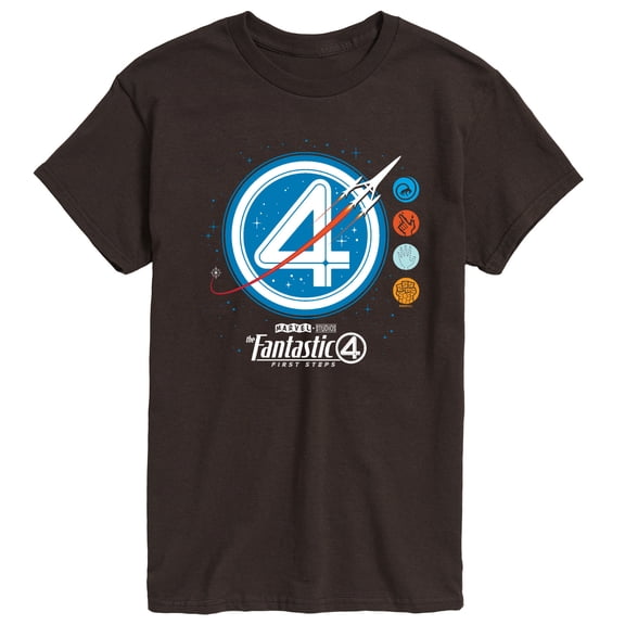 Fantastic Four (2025) - Fantatic Four Logo Space Logo - Men's Short Sleeve Graphic T-Shirt