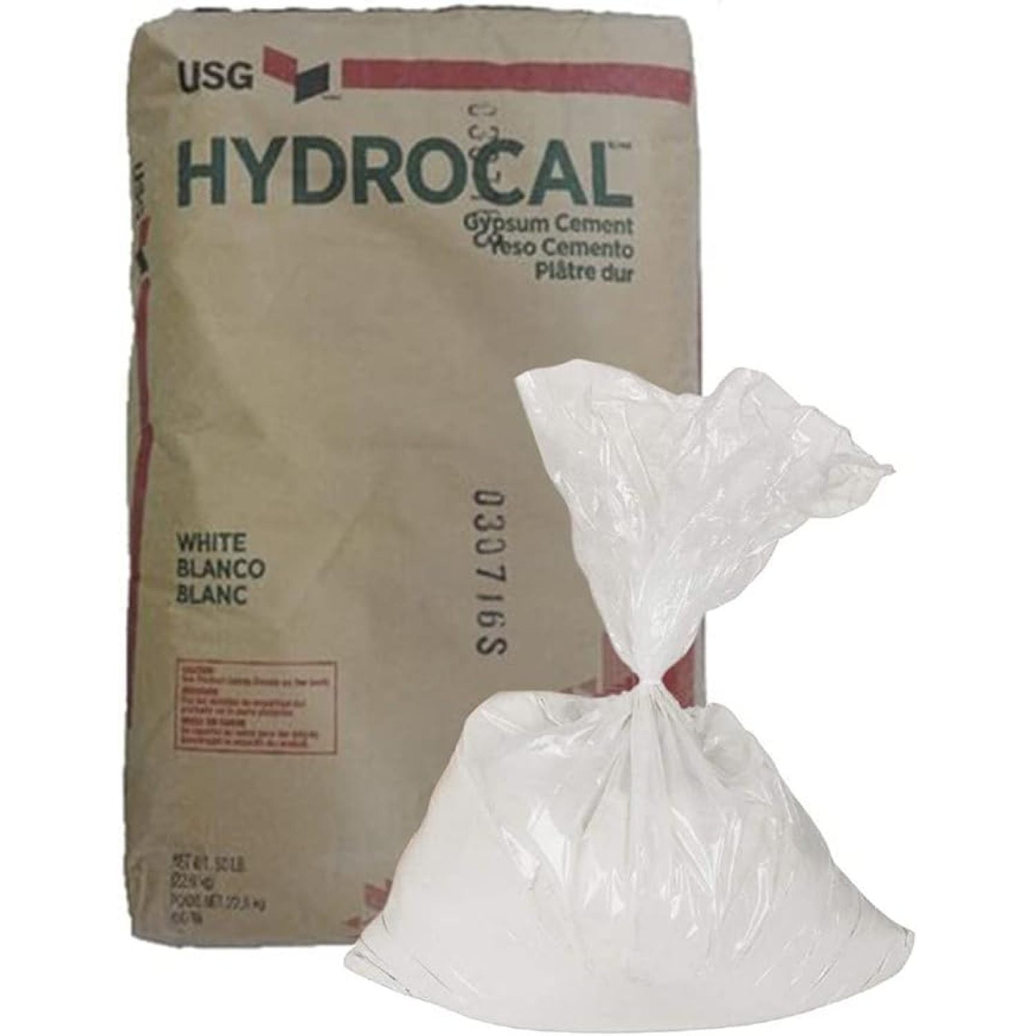 USG Hydrocal White Gypsum Cement 2.5 lbs Molding and Casting Both