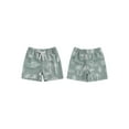 thumbnail image 2 of Suealasg Toddler Boys Swim Trunks 6M 1T 2T 3T 4T Shell Print Elastic Waist Swim Shorts Kids Baby Boys Summer Swimsuit Bathing Suit Beachwear 0-4 Years, 2 of 8