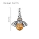 thumbnail image 5 of Colgante de Collar con Adorno de Abeja Danzante, Plata S925., 5 of 7