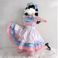 thumbnail image 1 of Cosplay Estilo encantador Vestido de sirvienta suave para niña Conjunto de uniforme de sirvienta rosa puro y lindo, 1 of 6