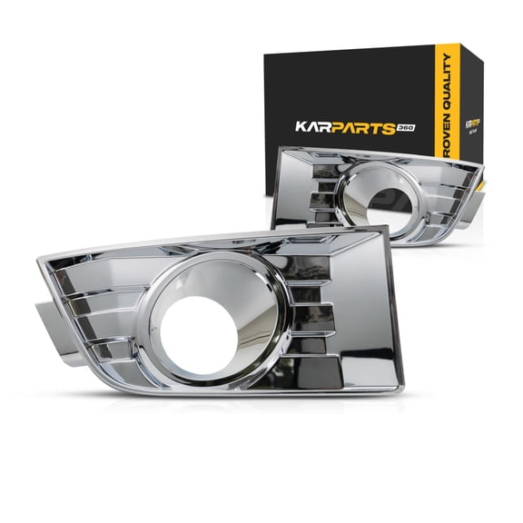 For Ford Edge 2007 2008 2009 2010 Fog Light Cover Driver Side and Passenger Side | Pair | Front | w/ Fog Lights | FO1038107, FO1039107 | 7T4Z17E811B, 7T4Z17E810B