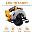 thumbnail image 3 of 7 Inch Brushless Electric Circular Saw Cordless Board Cutting Machine Woodworking Power Tools, 3 of 6