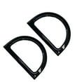 thumbnail image 1 of serony 2Pcs Women Purse Handles Belt Replacement DIY Handmade for Tote Purse Making black D shape, 1 of 9