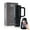 Black,Cow-Spot(sleeve), variant on Credrink 40oz Stainless Steel Insulated Tumbler with Handle and Straw