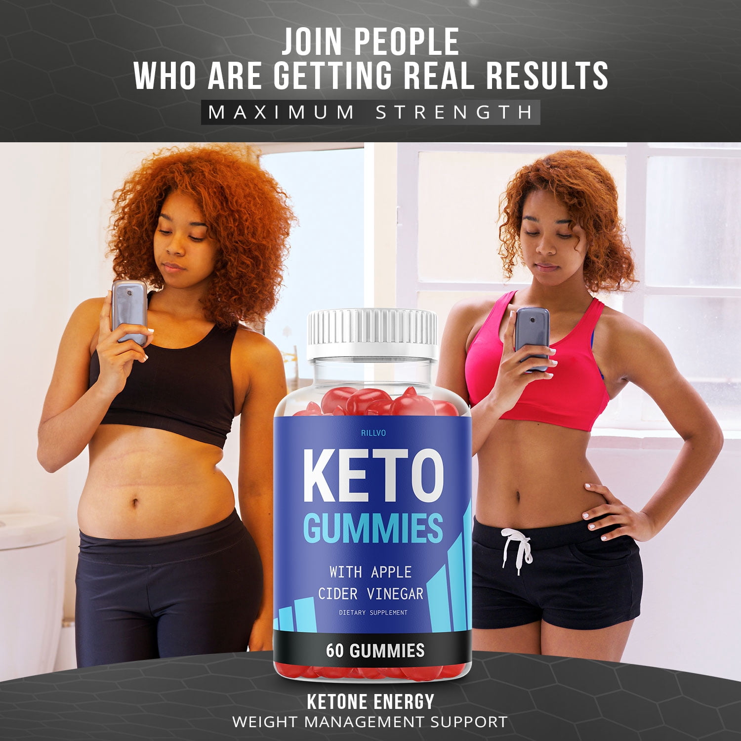 (5 Pack) Kickin Keto Gummies - Kickin Keto ACV Gummy’s - Supplement for Weight Loss - Energy & Focus Boosting Dietary Supplements for Weight Management & Metabolism - 300 Gummies