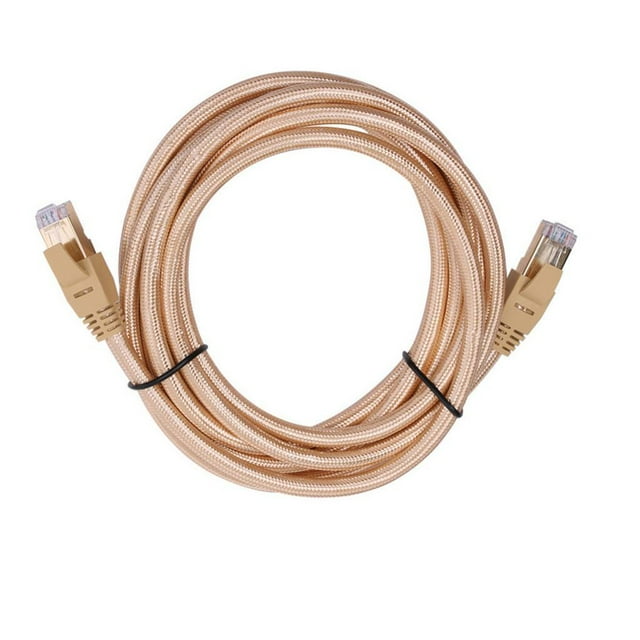 Red Ethernet Cable Chapado en Oro pieza de Cables - 5m Hugo Cable de ethernet