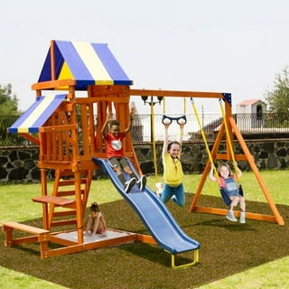 Kids Fort Swing Set