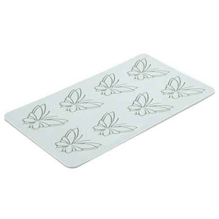 

YUNx Fondant Pad Non-sticky Easy to Demould DIY Food Grade Silicone Feather/Leaf/Geometric Chocolate Mould for Cake Shop