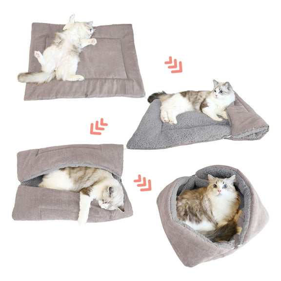 Darzheoy Dog House, Indoor Foldable Soft Kennel Bed with Cushion for Small Medium Large Dogs and Cats, Warm Pet Cave for Winter and Home Use